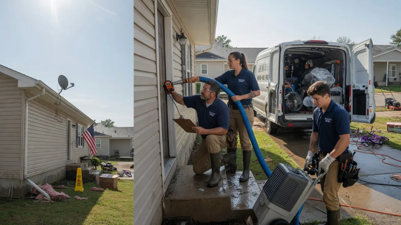 Ceiling Water Damage Restoration in Ideal, GA near me